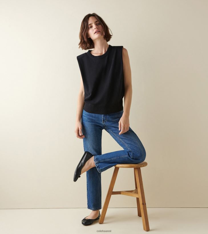 tova boogballet vrouwen zwart Cole Haan schoenen 6H6J6F129