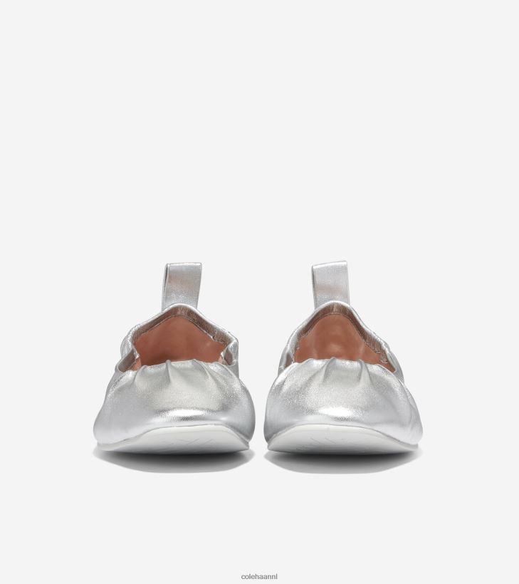 york softballet vrouwen zilver metallic Cole Haan schoenen 6H6J6F97