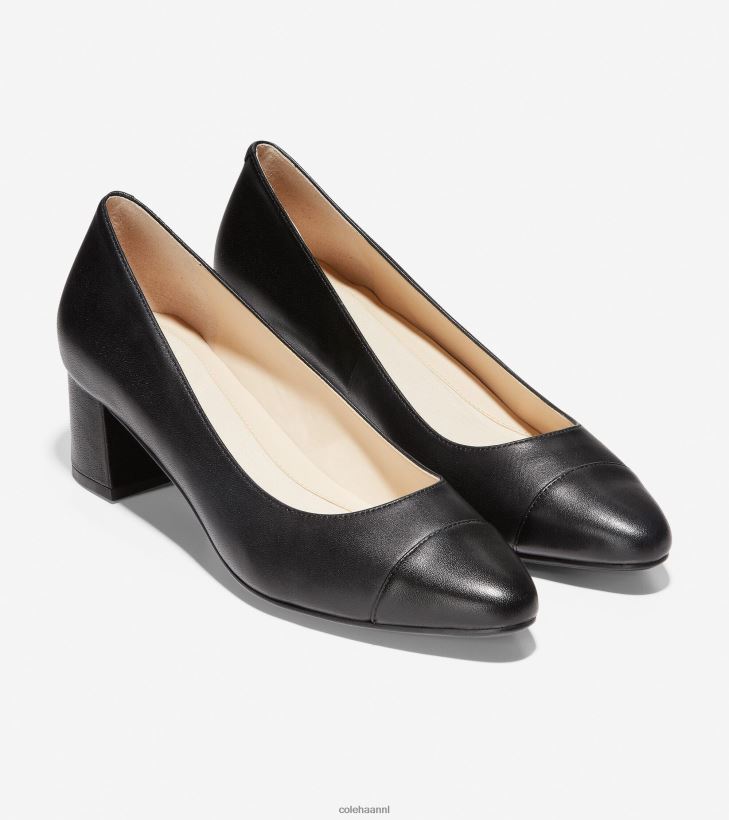 go-to blokhakpomp vrouwen zwart Cole Haan schoenen 6H6J6F230