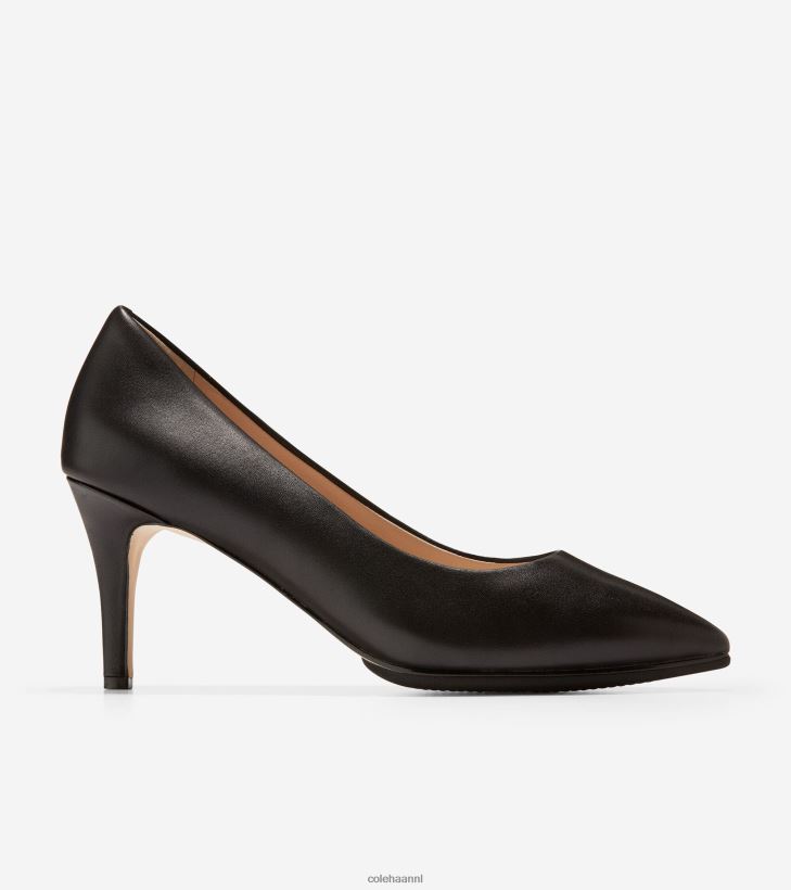 grote ambitie pomp vrouwen zwart leer Cole Haan schoenen 6H6J6F96