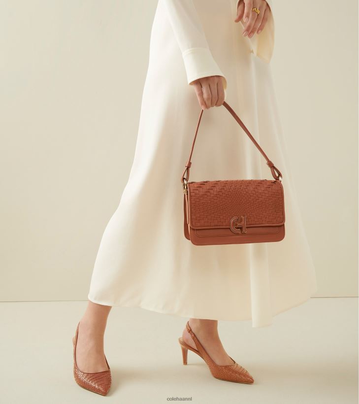 vandam slingback pomp vrouwen pecannoot Cole Haan schoenen 6H6J6F149