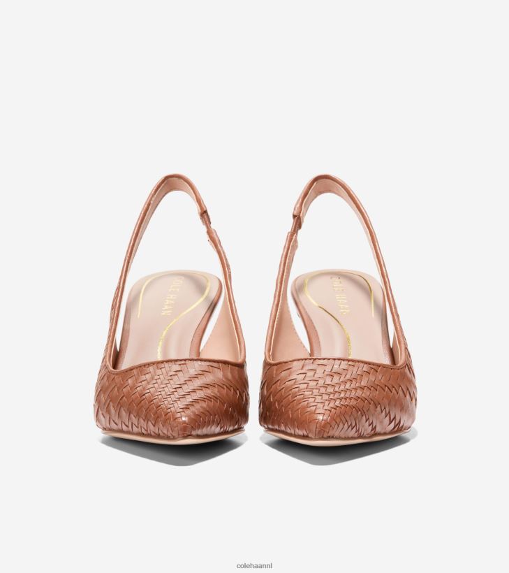 vandam slingback pomp vrouwen pecannoot Cole Haan schoenen 6H6J6F149