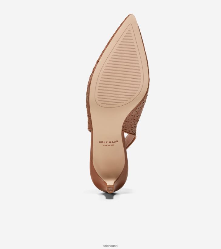 vandam slingback pomp vrouwen pecannoot Cole Haan schoenen 6H6J6F149