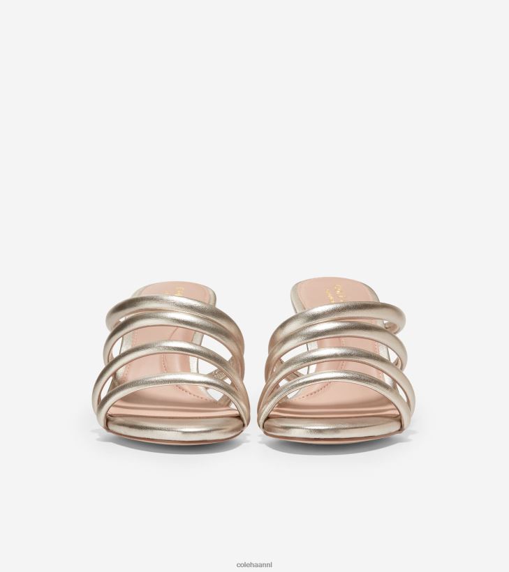 adella-sandaal vrouwen goud leer Cole Haan schoenen 6H6J6F144