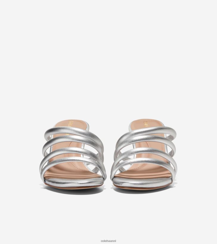 adella-sandaal vrouwen zilver metallic Cole Haan schoenen 6H6J6F143