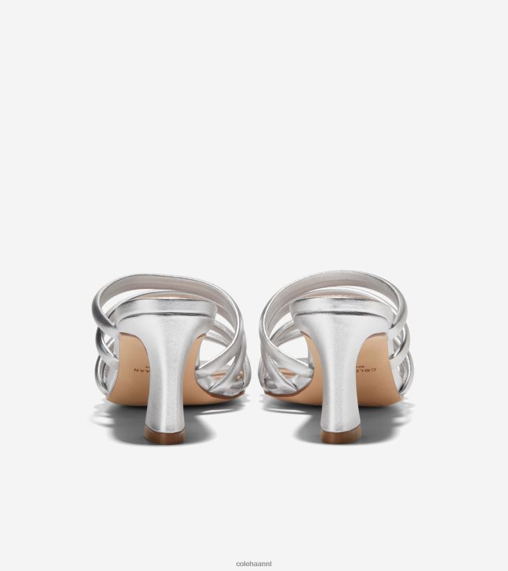 adella-sandaal vrouwen zilver metallic Cole Haan schoenen 6H6J6F143