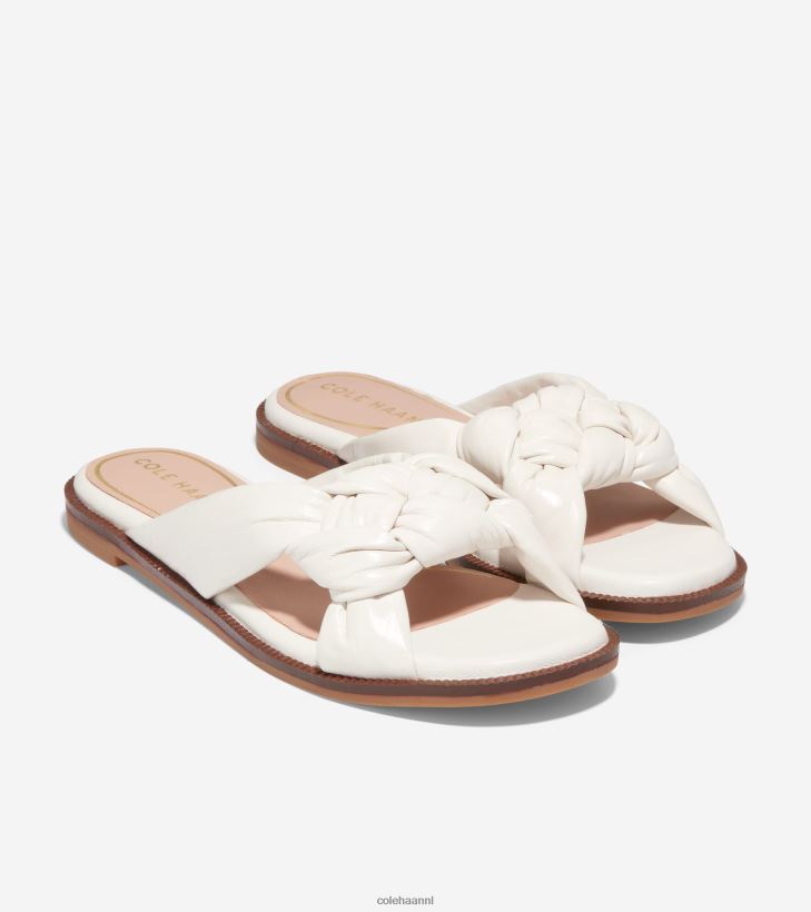 anica lux slip-on sandaal vrouwen ivoor Cole Haan schoenen 6H6J6F192