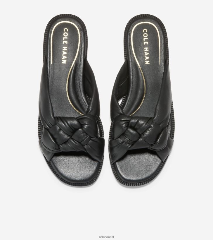 anica lux slip-on sandaal vrouwen zwart Cole Haan schoenen 6H6J6F193
