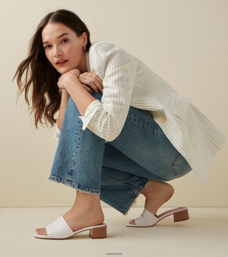 calli band sandaal vrouwen zilverreiger Cole Haan schoenen 6H6J6F13