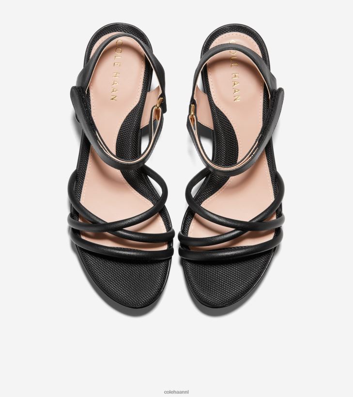 grote ambitie addison flatform wedge vrouwen zwart Cole Haan schoenen 6H6J6F115