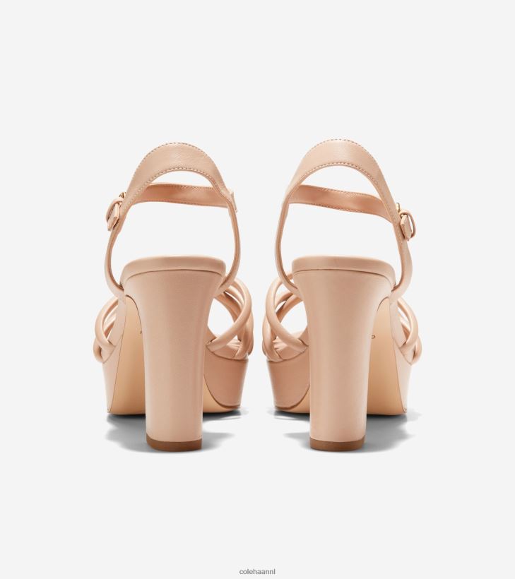 grove platform sandaal 95mm vrouwen naakt leer Cole Haan schoenen 6H6J6F159