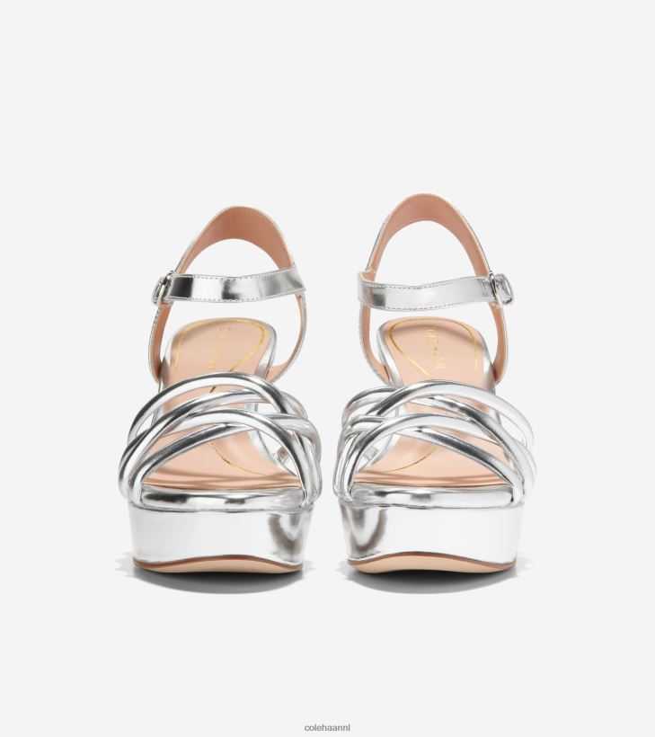 grove platform sandaal vrouwen zilveren specchio Cole Haan schoenen 6H6J6F158