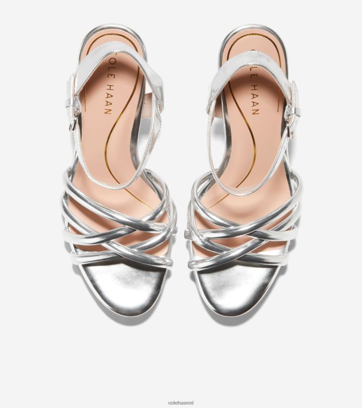 grove platform sandaal vrouwen zilveren specchio Cole Haan schoenen 6H6J6F158