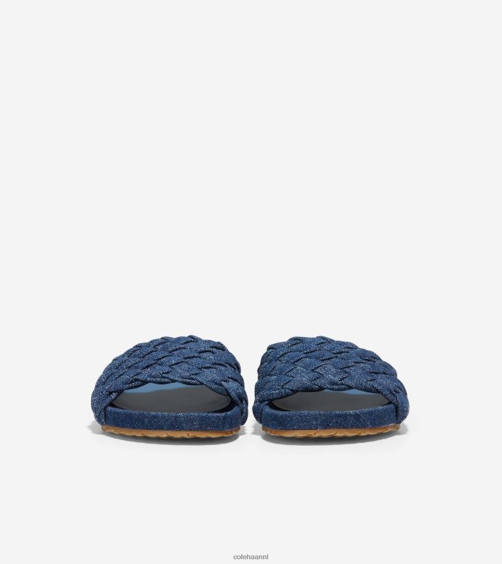 mojave slide sandaal vrouwen denim Cole Haan schoenen 6H6J6F46