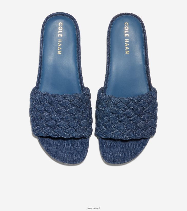 mojave slide sandaal vrouwen denim Cole Haan schoenen 6H6J6F46