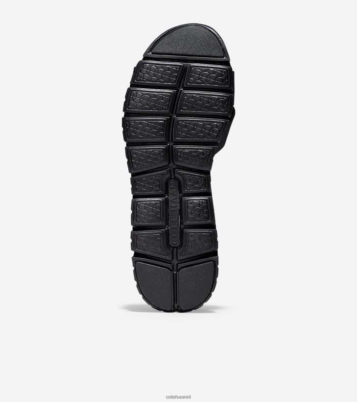 zerogrand gekruiste sandaal vrouwen zwart leer Cole Haan schoenen 6H6J6F84