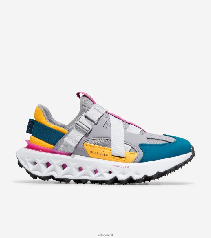 5.zerogrand hardloopschoen met monniksband vrouwen ijzel-marokkaans blauw-roze violet-wit Cole Haan schoenen 6H6J6F248
