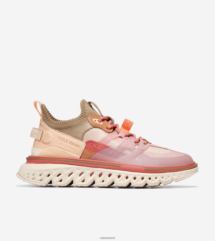 5.zerogrand wrk-sneaker vrouwen gerstbeige-duin-licht mahonie-ivoor Cole Haan schoenen 6H6J6F234