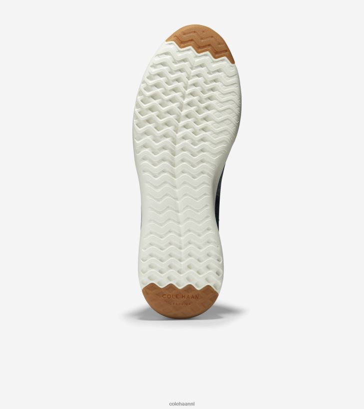 grandpro tennissneaker vrouwen indigo print textiel-mesquite leer-ivoor Cole Haan schoenen 6H6J6F148