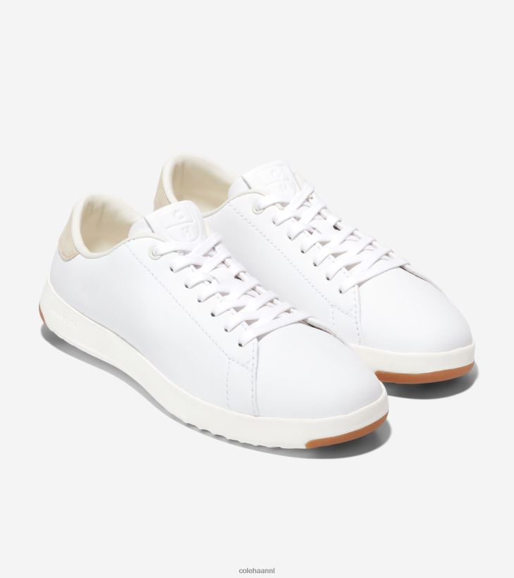 grandpro tennissneaker vrouwen optisch wit leer Cole Haan schoenen 6H6J6F147